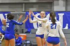 Volleyball vs MHC  Wheaton Women's Volleyball vs Mount Holyoke College. - Photo by Keith Nordstrom : Wheaton, Volleyball
